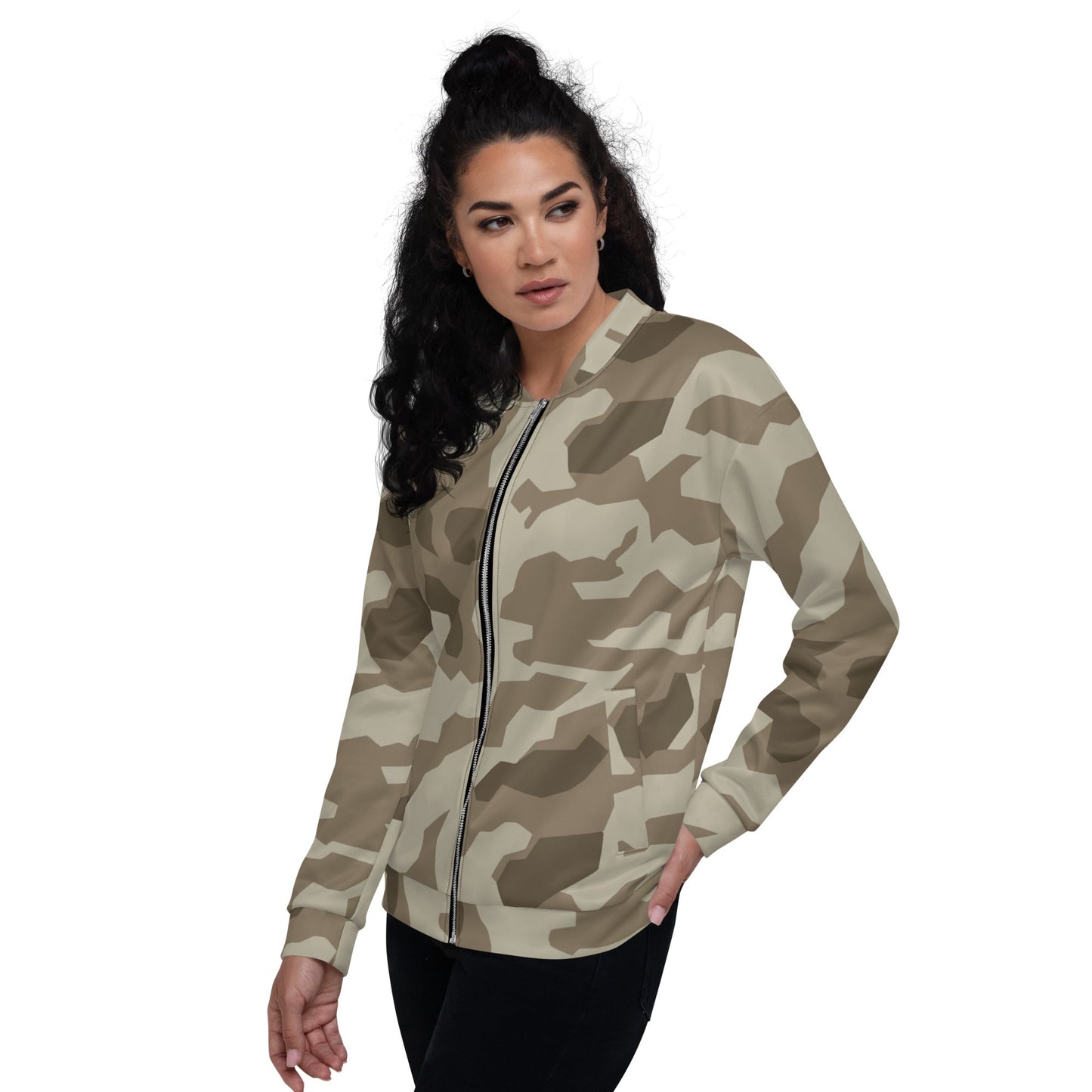 German Splittermuster Wolfenstein Afrika Korps CAMO Unisex Bomber Jacket - Jackets