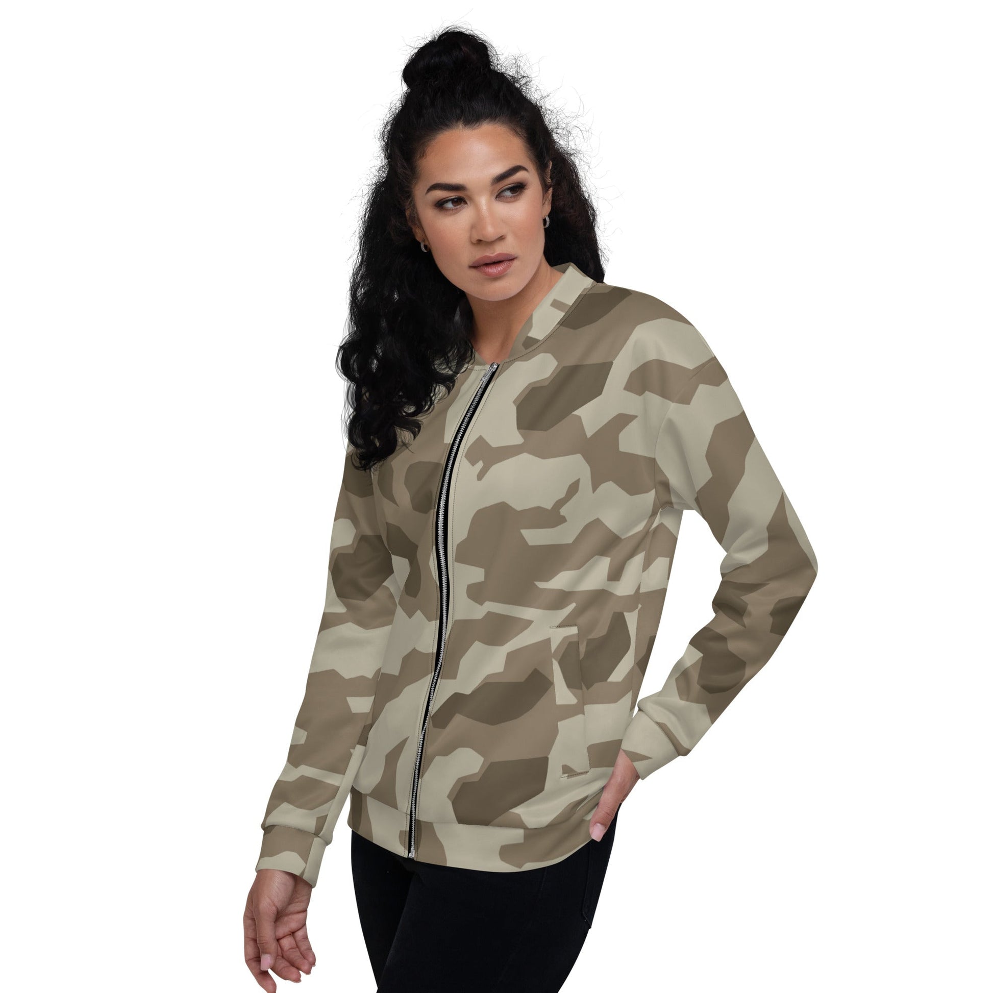 German Splittermuster Wolfenstein Afrika Korps CAMO Unisex Bomber Jacket - Jackets