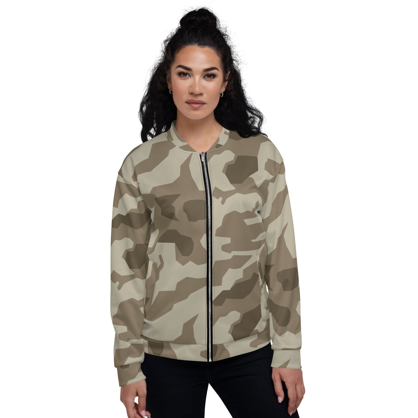 German Splittermuster Wolfenstein Afrika Korps CAMO Unisex Bomber Jacket - Jackets