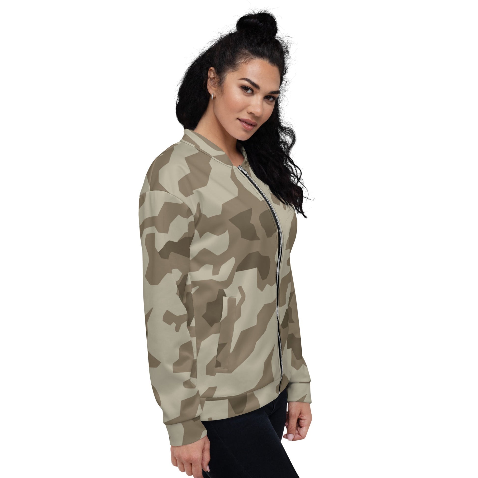German Splittermuster Wolfenstein Afrika Korps CAMO Unisex Bomber Jacket - Jackets