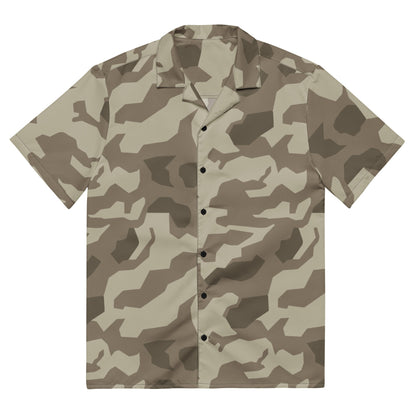 German Splittermuster Wolfenstein Afrika Korps CAMO Unisex Short-Sleeve Button Shirt - 2XS