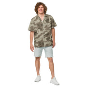 Splittermuster Wolfenstein Afrika Korps CAMO Unisex Short-Sleeve Button Shirt - Button-Up