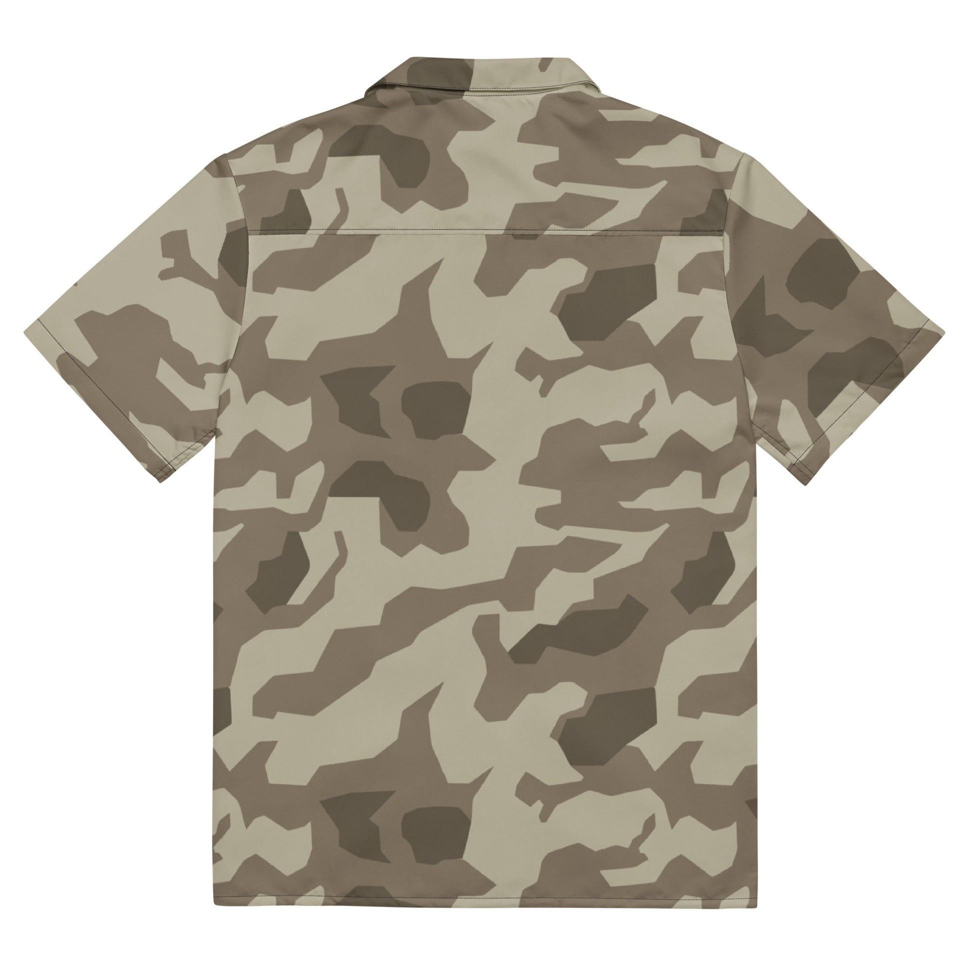 German Splittermuster Wolfenstein Afrika Korps CAMO Unisex Short-Sleeve Button Shirt