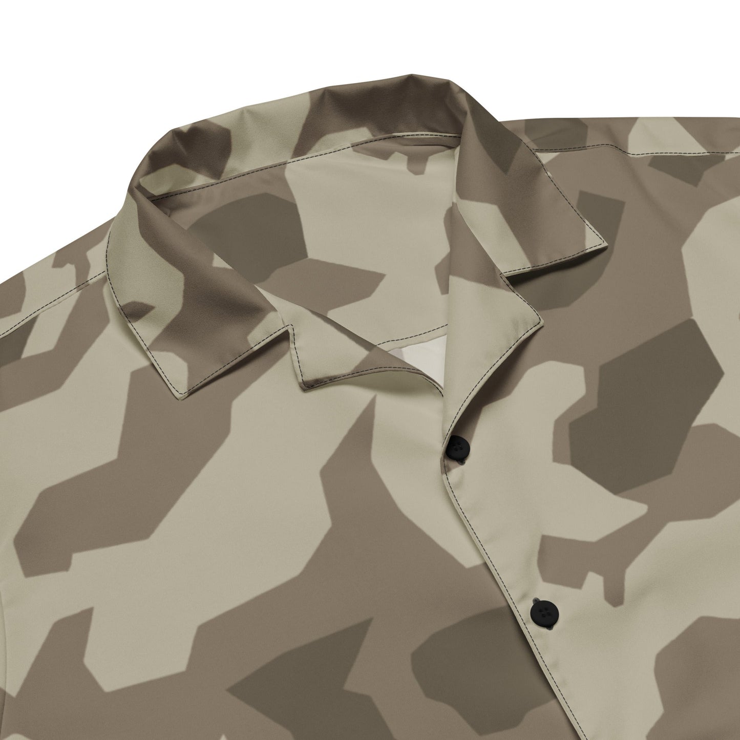 German Splittermuster Wolfenstein Afrika Korps CAMO Unisex Short-Sleeve Button Shirt