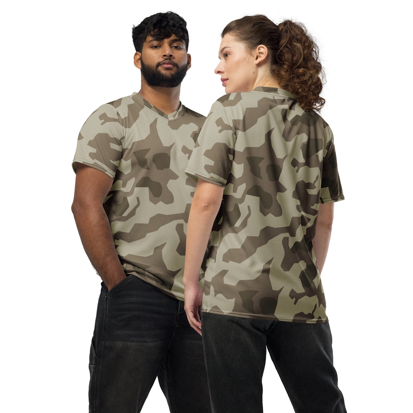 German Splittermuster Wolfenstein Afrika Korps CAMO Unisex Sports Jersey - 2XS