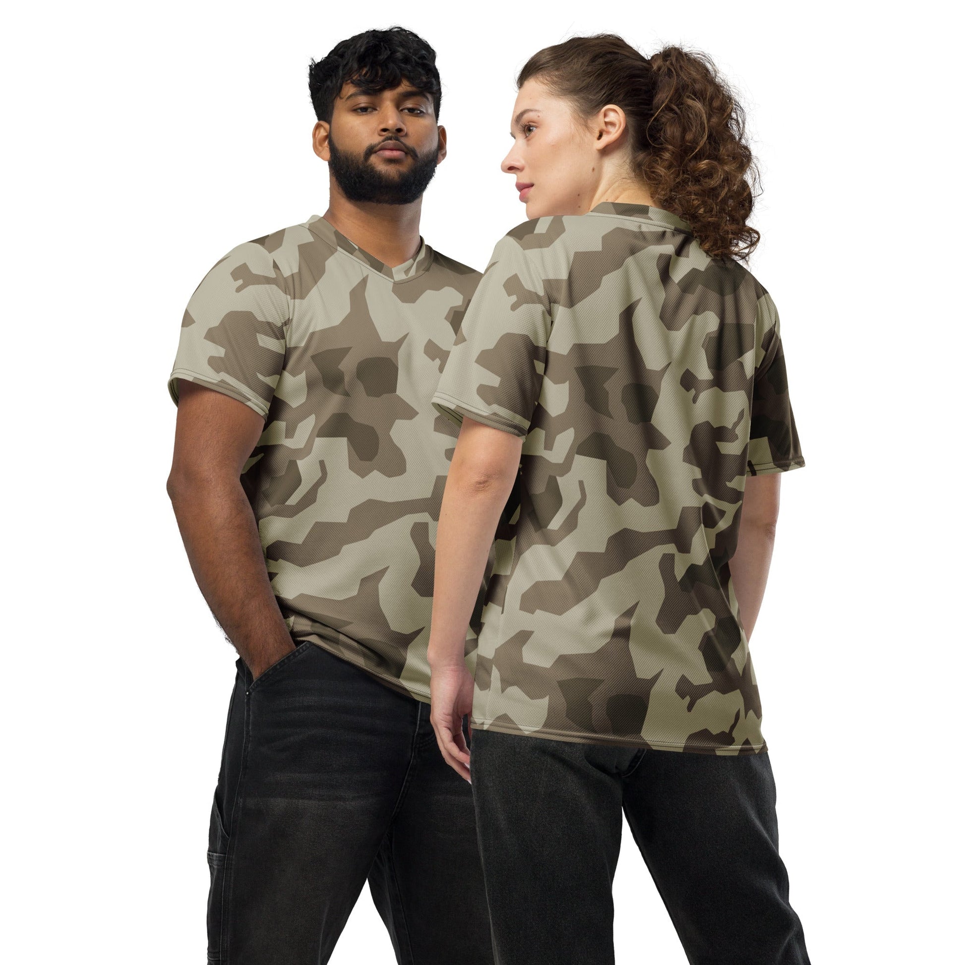 German Splittermuster Wolfenstein Afrika Korps CAMO Unisex Sports Jersey - 2XS