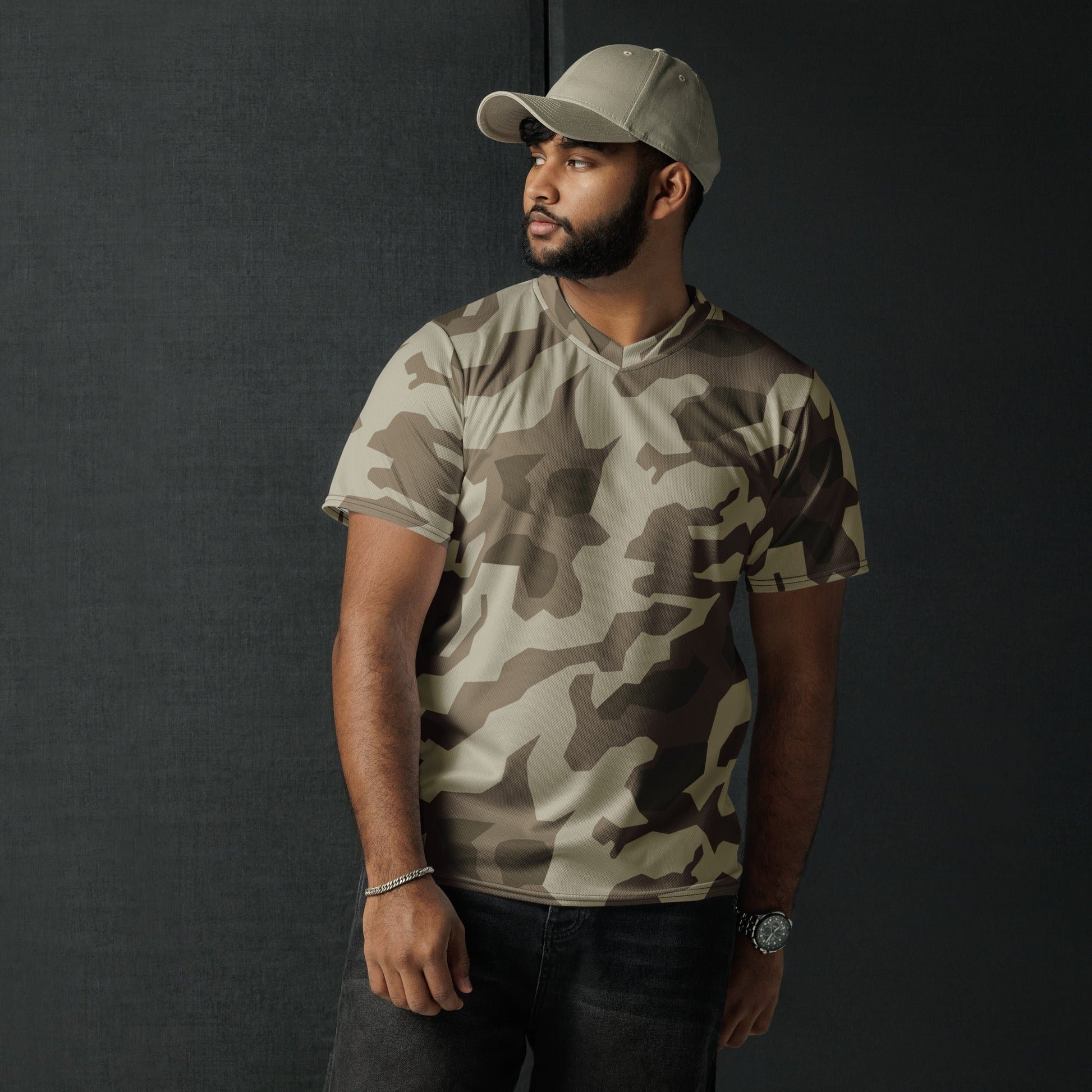 German Splittermuster Wolfenstein Afrika Korps CAMO Unisex Sports Jersey