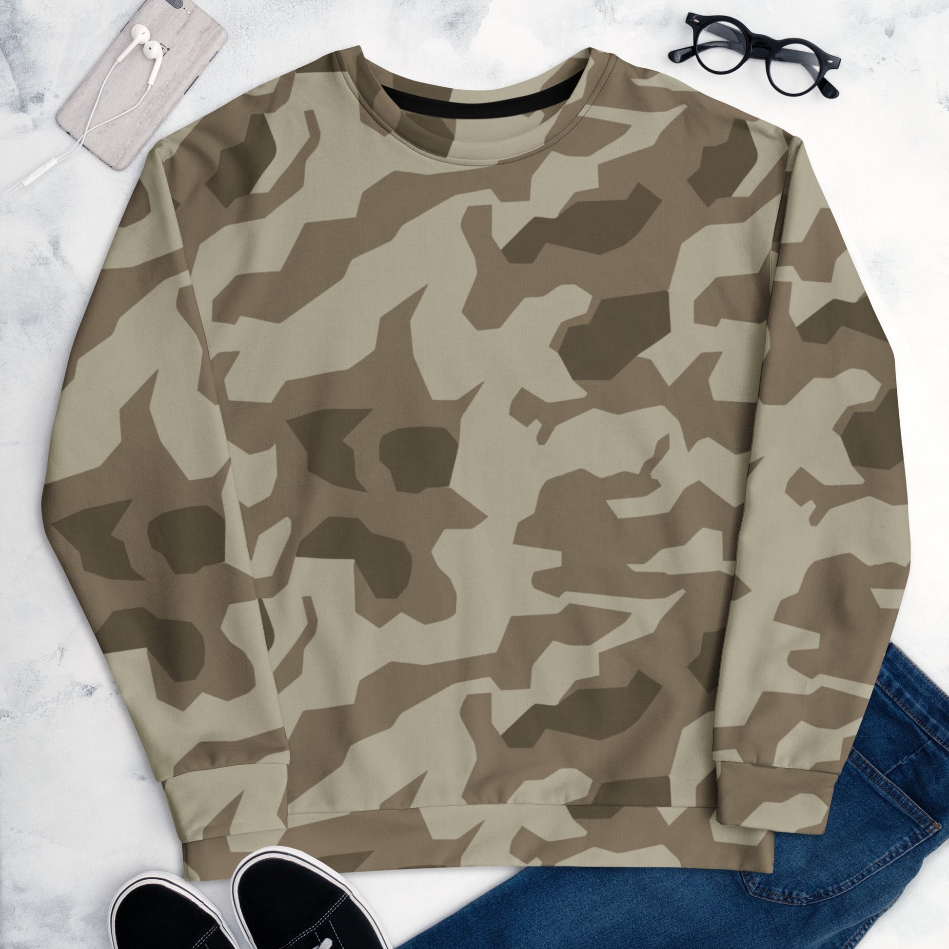 German Splittermuster Wolfenstein Afrika Korps CAMO Unisex Sweatshirt