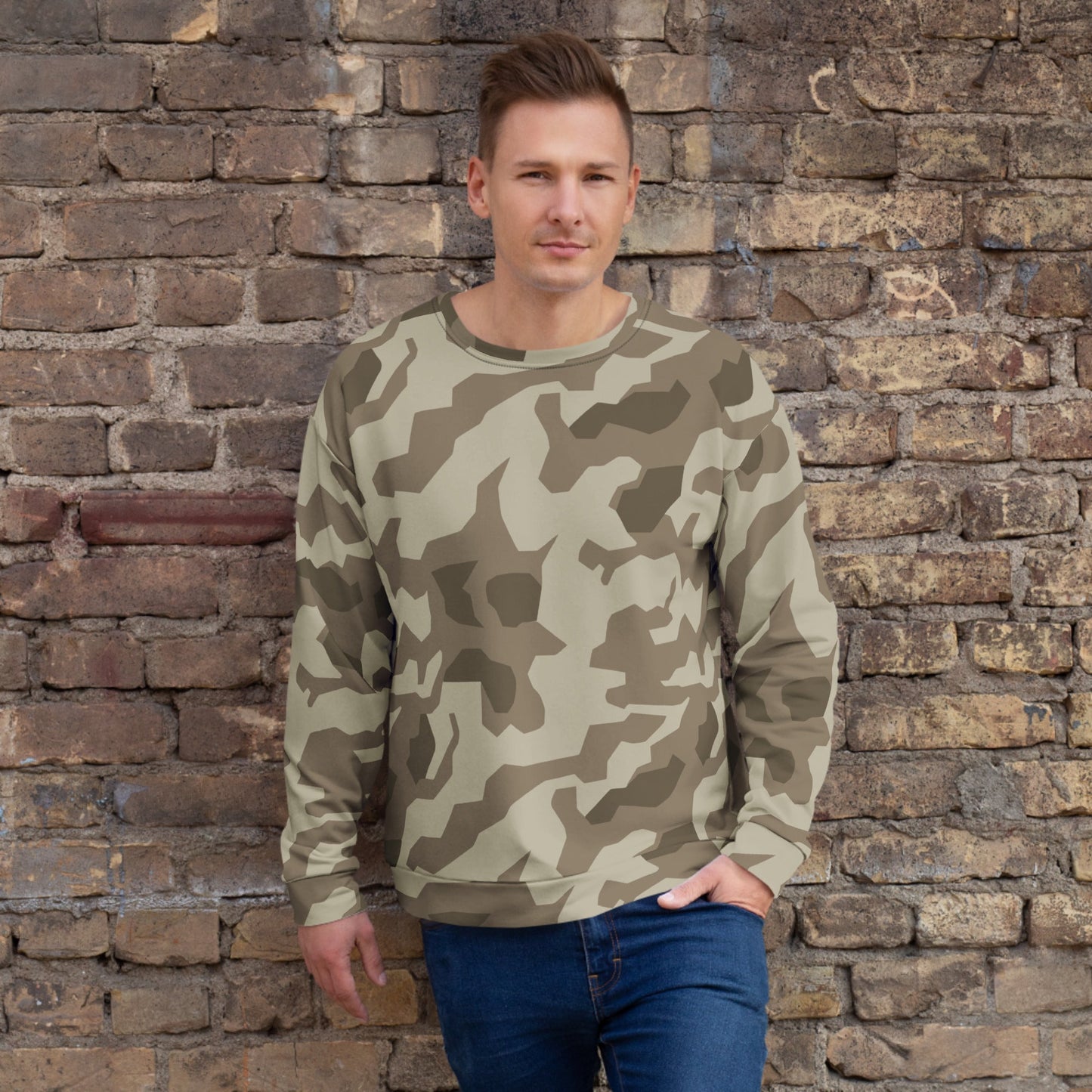 German Splittermuster Wolfenstein Afrika Korps CAMO Unisex Sweatshirt - 2XS