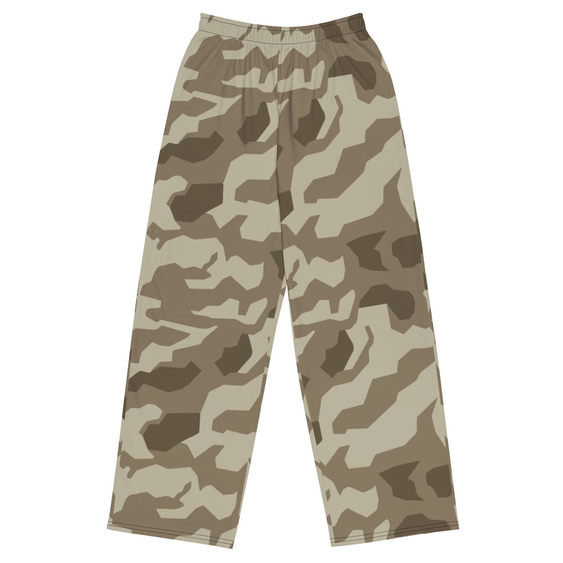 German Splittermuster Wolfenstein Afrika Korps CAMO Unisex Wide-Leg Leisure Pants - 2XS