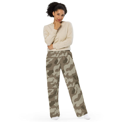 German Splittermuster Wolfenstein Afrika Korps CAMO Unisex Wide-Leg Leisure Pants