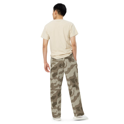 German Splittermuster Wolfenstein Afrika Korps CAMO Unisex Wide-Leg Leisure Pants