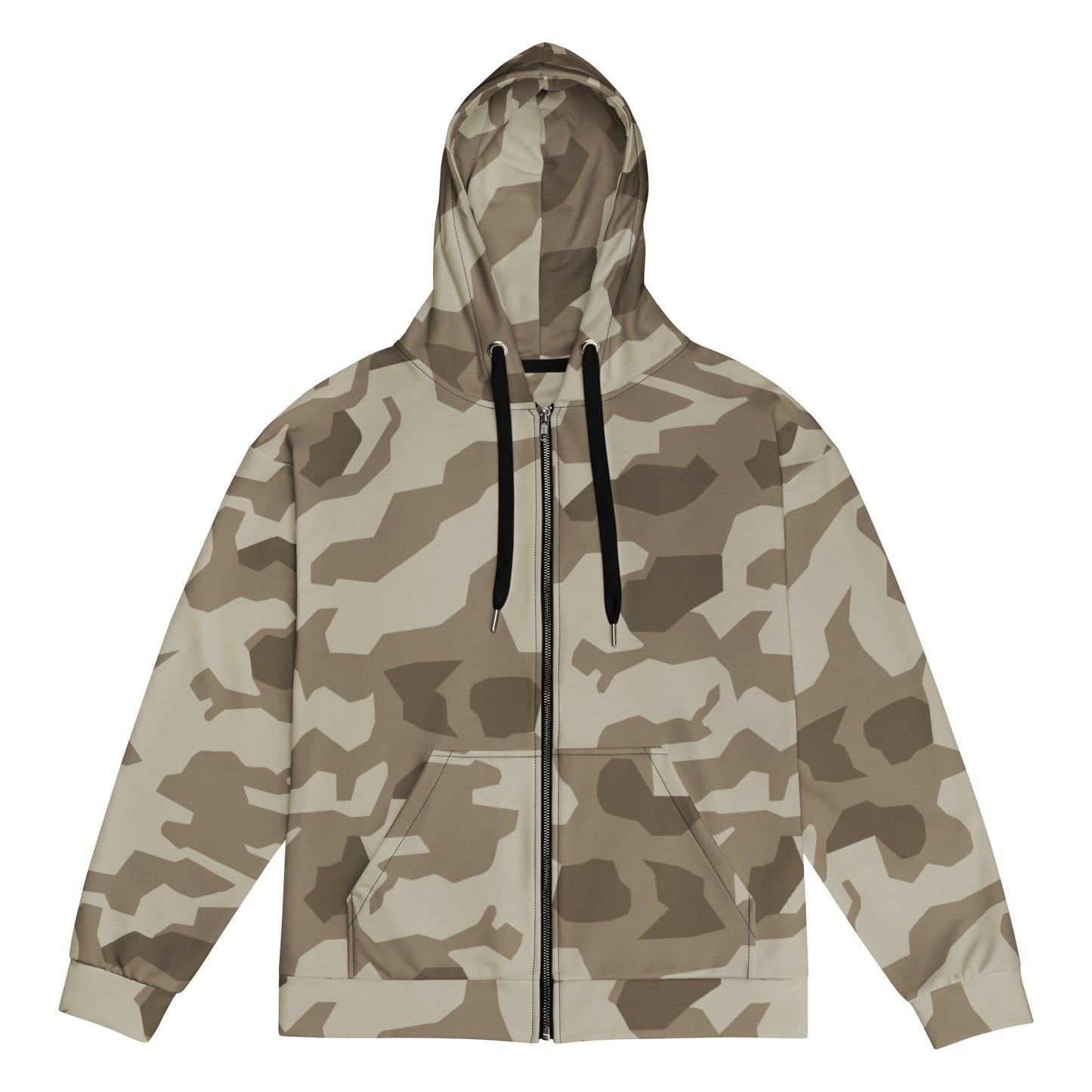 German Splittermuster Wolfenstein Afrika Korps CAMO Unisex Zip Hoodie - 2XS
