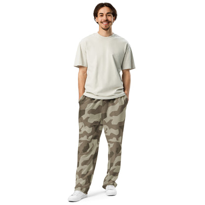 German Splittermuster Wolfenstein Afrika Korps CAMO Unisex Wide-Leg Joggers