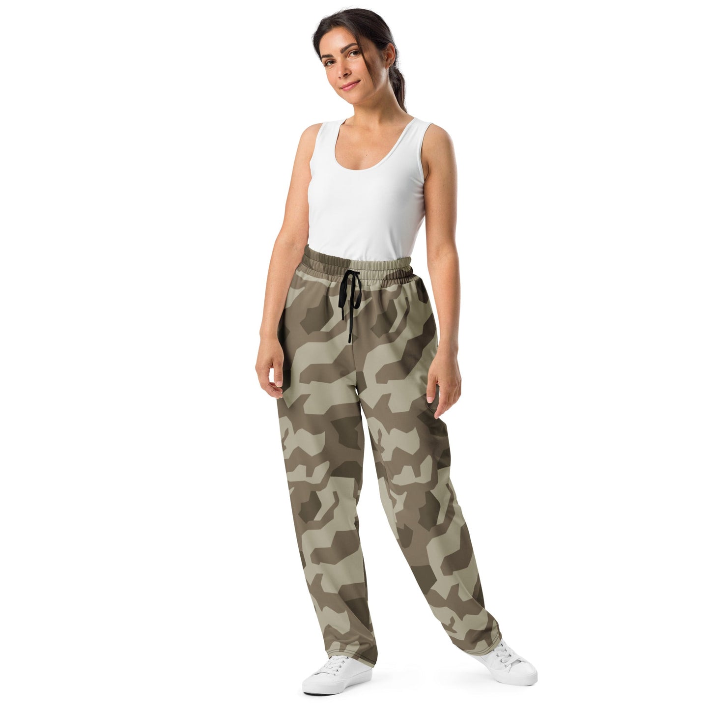 German Splittermuster Wolfenstein Afrika Korps CAMO Unisex Wide-Leg Joggers