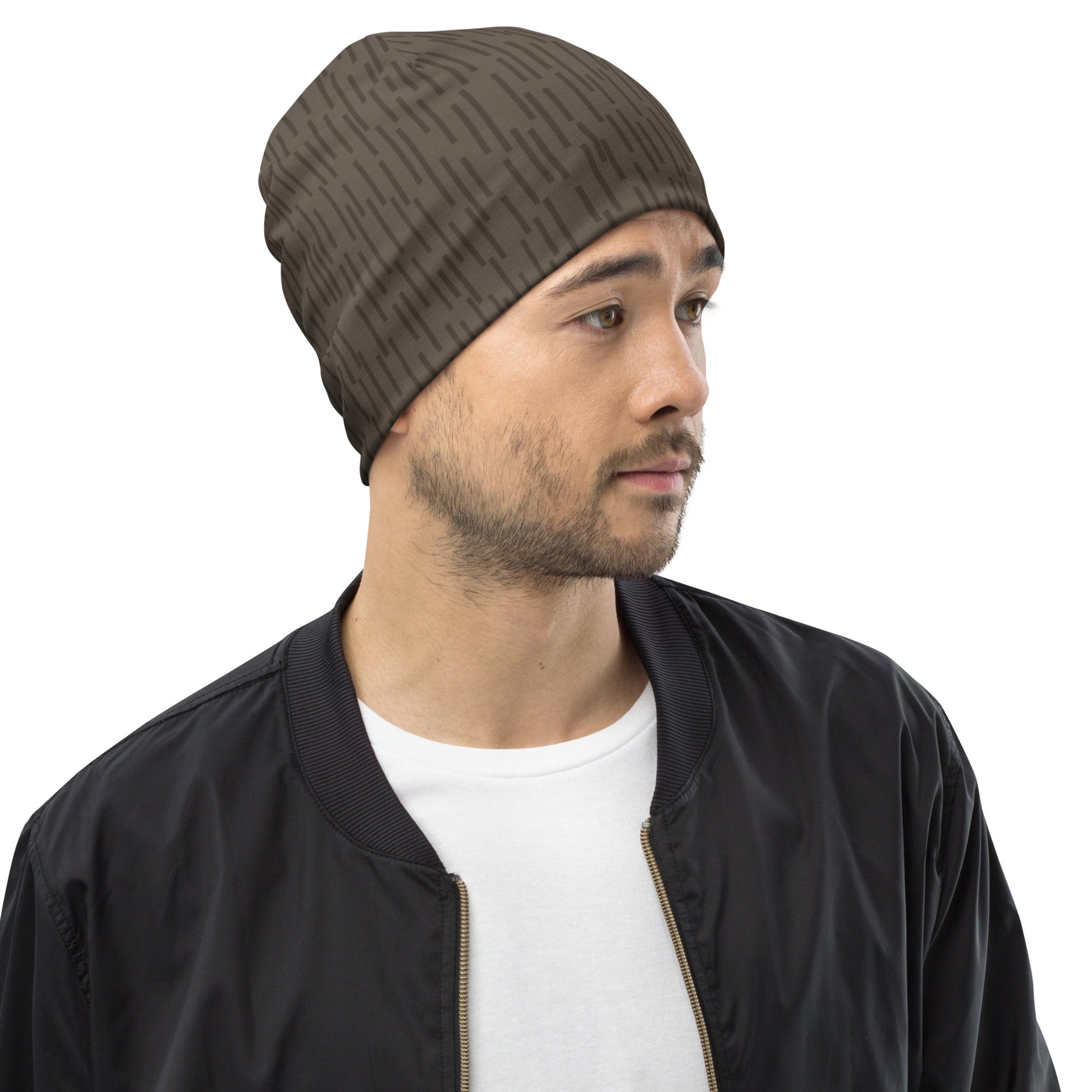 German Strichtarn Brown CAMO Beanie - Beanies