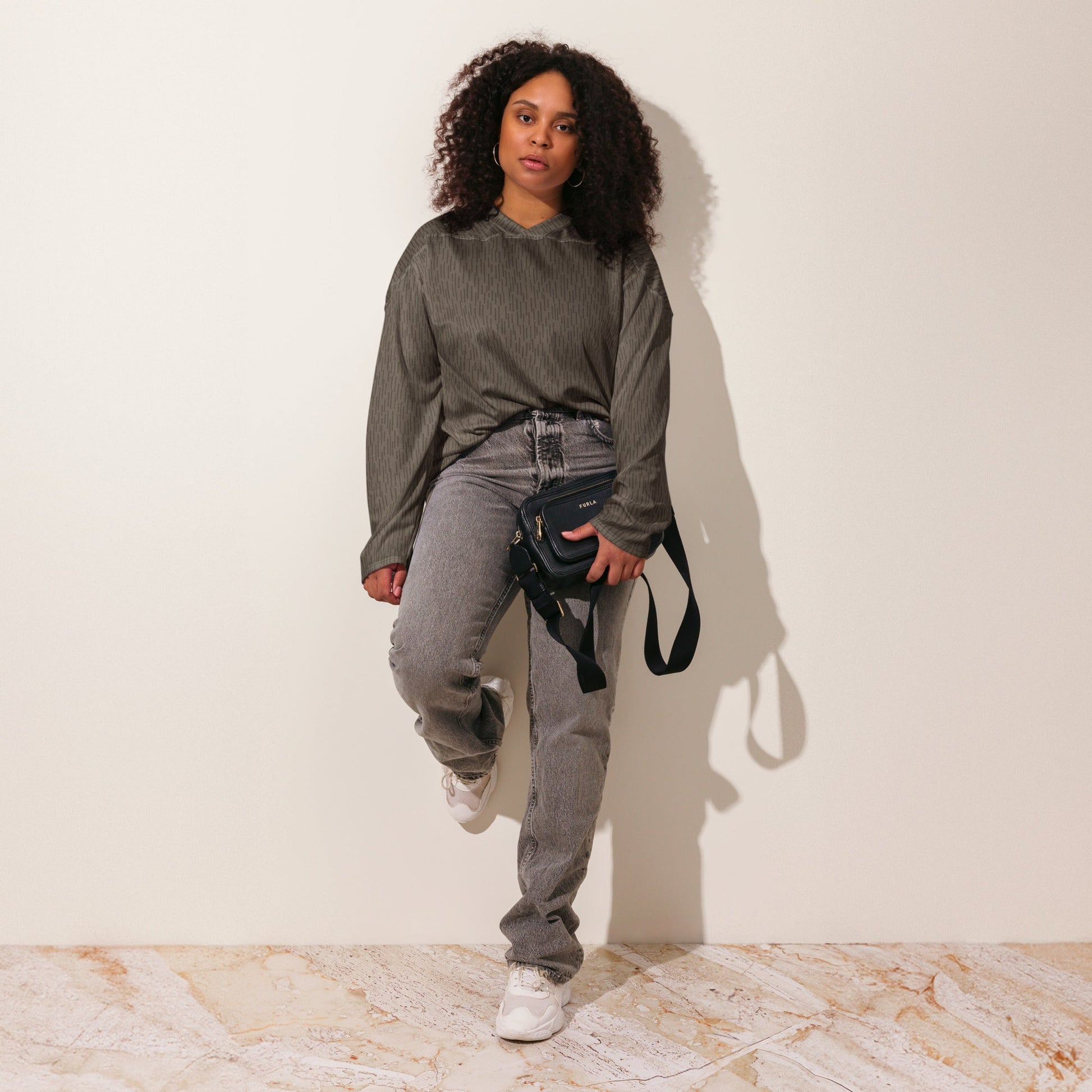 German Strichtarn Brown CAMO hockey fan jersey Hockey Jerseys