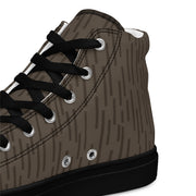 Strichtarn Brown CAMO Mens High-Top Canvas Shoes
