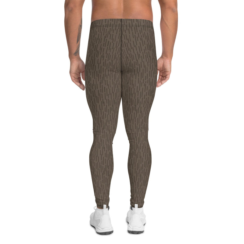 Strichtarn Brown CAMO Mens Leggings - Men