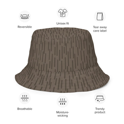 German Strichtarn Brown CAMO Reversible bucket hat - Bucket Hats