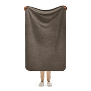 Strichtarn Brown CAMO Sherpa Blanket - 37″×57″
