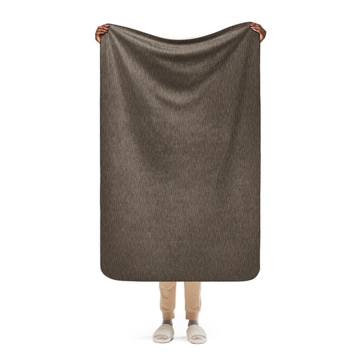 Strichtarn Brown CAMO Sherpa Blanket - 37″×57″