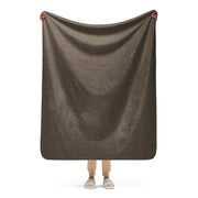 Strichtarn Brown CAMO Sherpa Blanket - 50″×60″