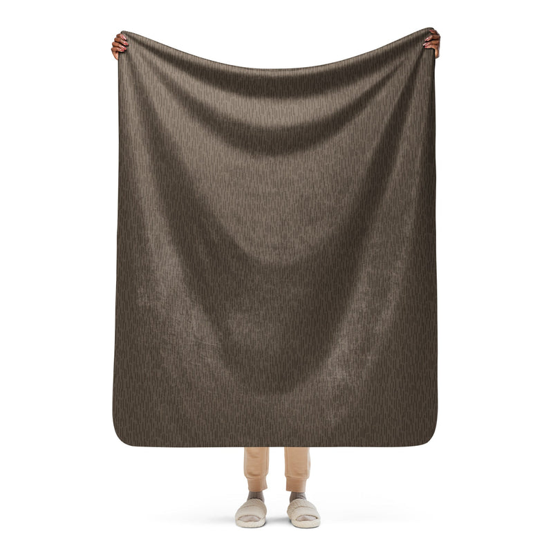 Strichtarn Brown CAMO Sherpa Blanket - 50″×60″
