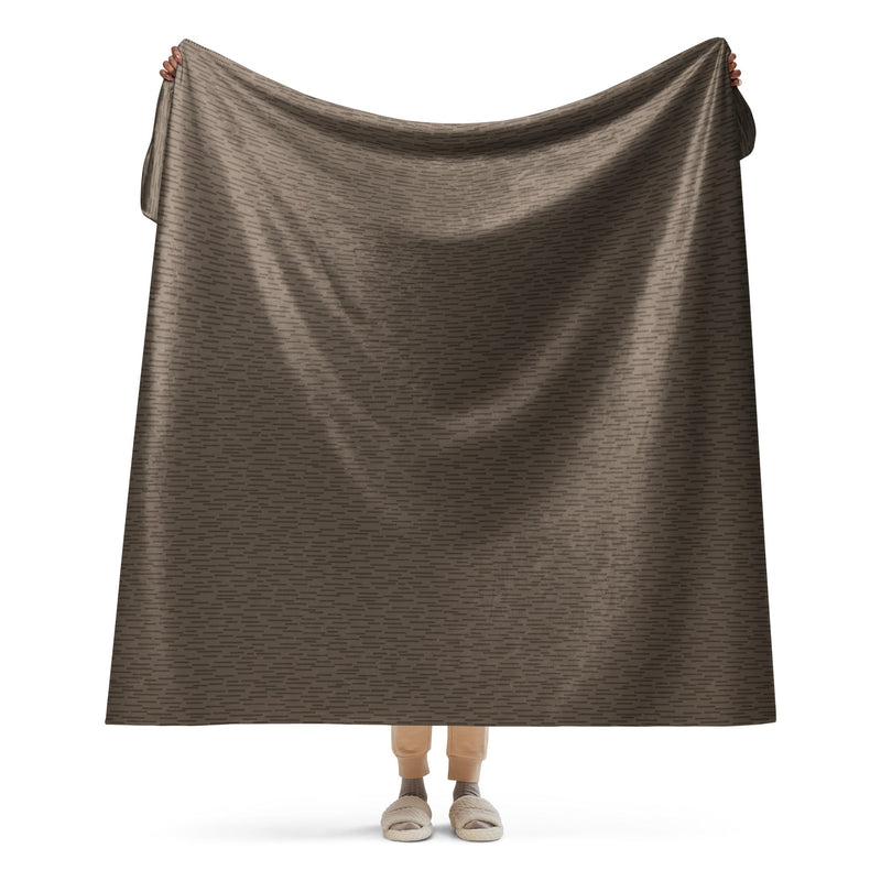 Strichtarn Brown CAMO Sherpa Blanket - 60″×80″