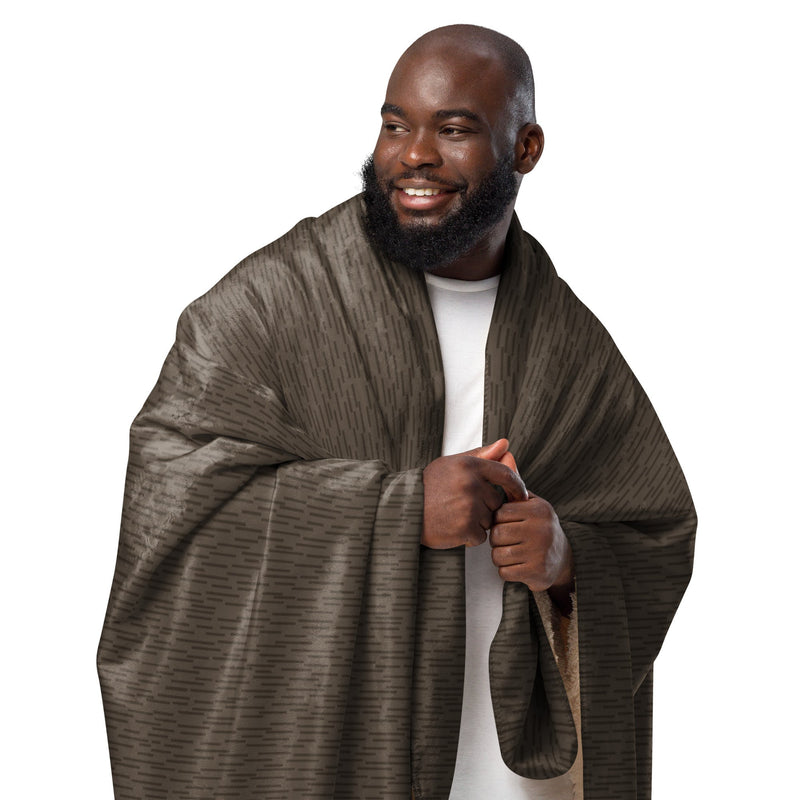 Strichtarn Brown CAMO Sherpa Blanket
