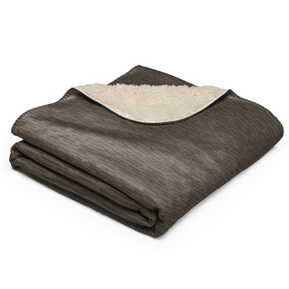 German Strichtarn Brown CAMO Sherpa blanket - Blankets