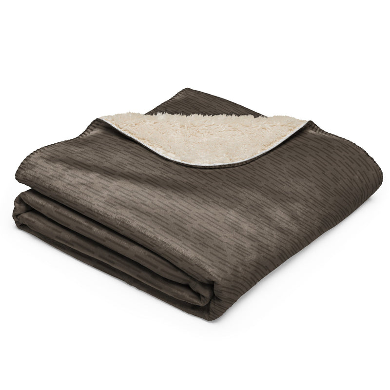 Strichtarn Brown CAMO Sherpa Blanket