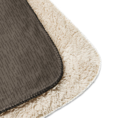 German Strichtarn Brown CAMO Sherpa blanket - Blankets