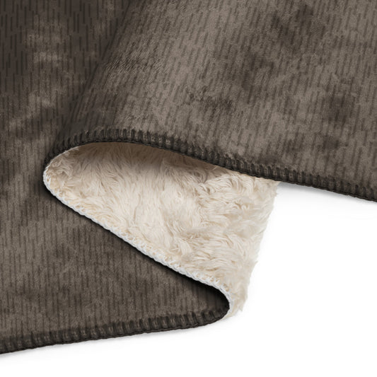 German Strichtarn Brown CAMO Sherpa blanket - Blankets