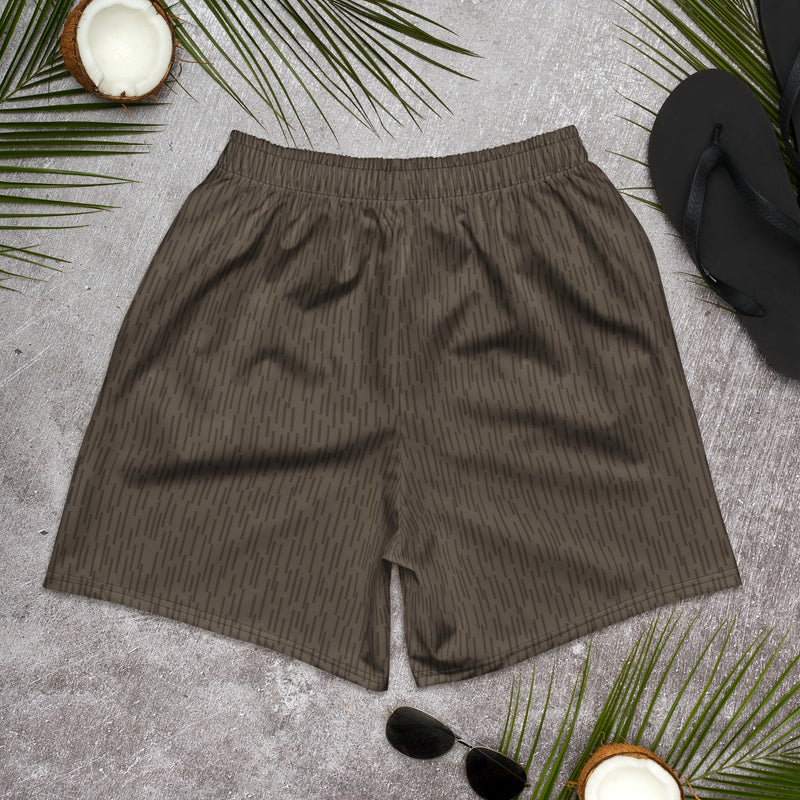 Strichtarn Brown CAMO Unisex Athletic Long Shorts