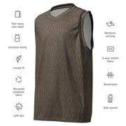 Strichtarn Brown CAMO Unisex Basketball Jersey