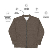 Strichtarn Brown CAMO Unisex Bomber Jacket