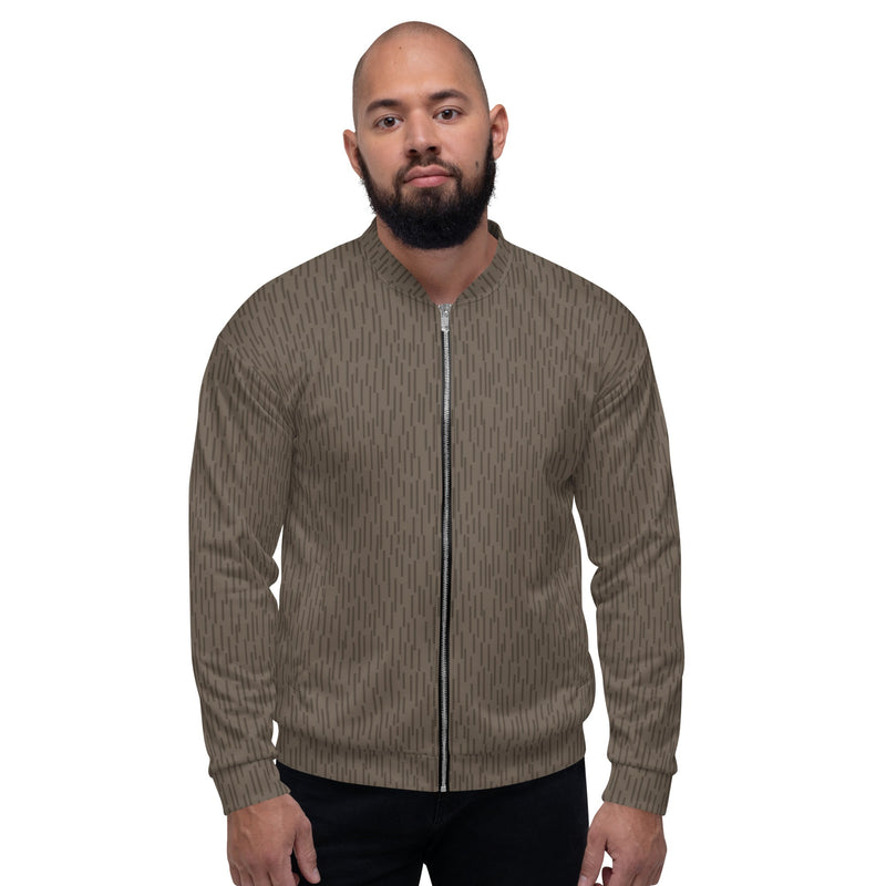 Strichtarn Brown CAMO Unisex Bomber Jacket