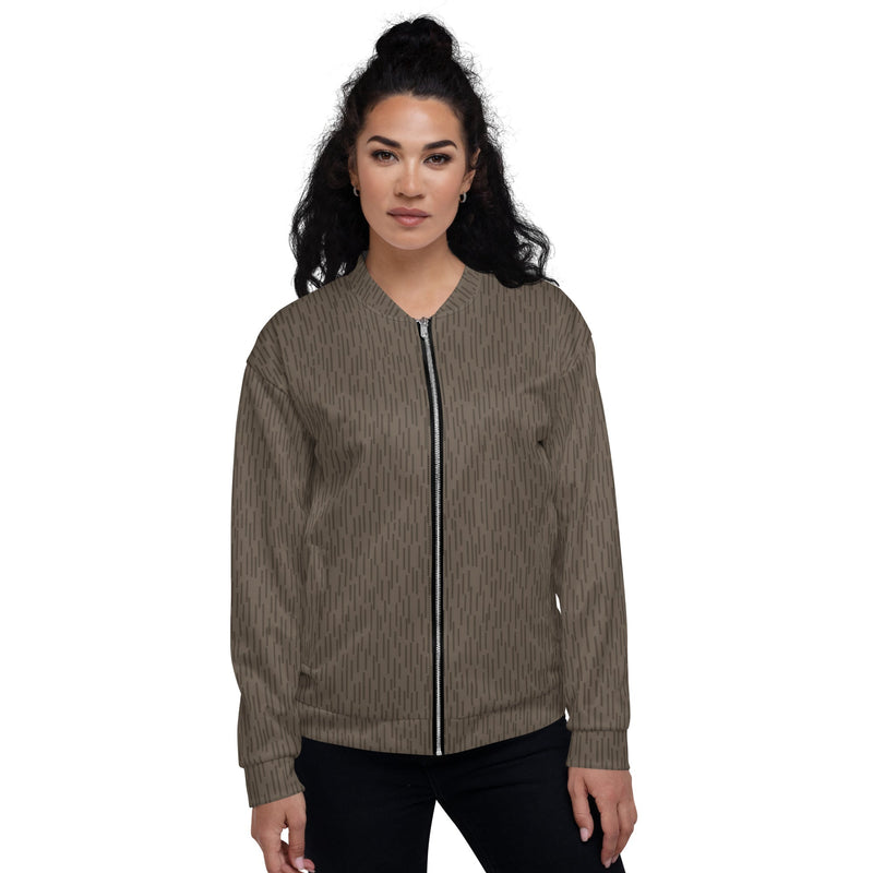 Strichtarn Brown CAMO Unisex Bomber Jacket