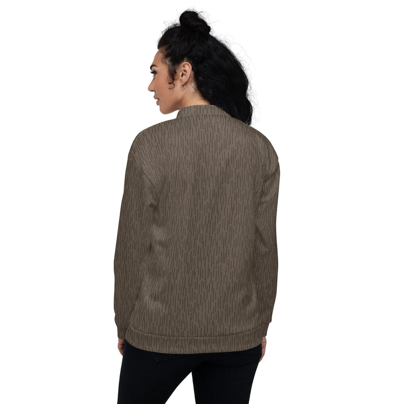 Strichtarn Brown CAMO Unisex Bomber Jacket