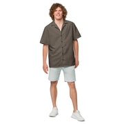 Strichtarn Brown CAMO Unisex Short-Sleeve Button Shirt - Button-Up