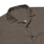 Strichtarn Brown CAMO Unisex Short-Sleeve Button Shirt - Button-Up