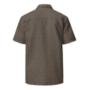 Strichtarn Brown CAMO Unisex Short-Sleeve Button Shirt - Button-Up