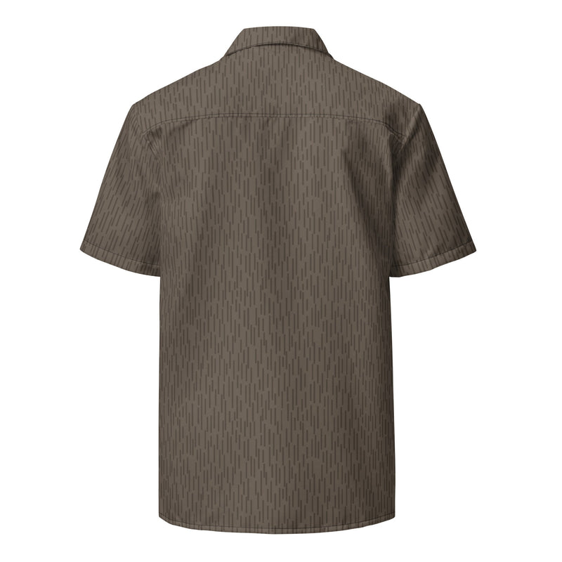 Strichtarn Brown CAMO Unisex Short-Sleeve Button Shirt - Button-Up