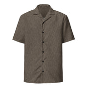 Strichtarn Brown CAMO Unisex Short-Sleeve Button Shirt - Button-Up