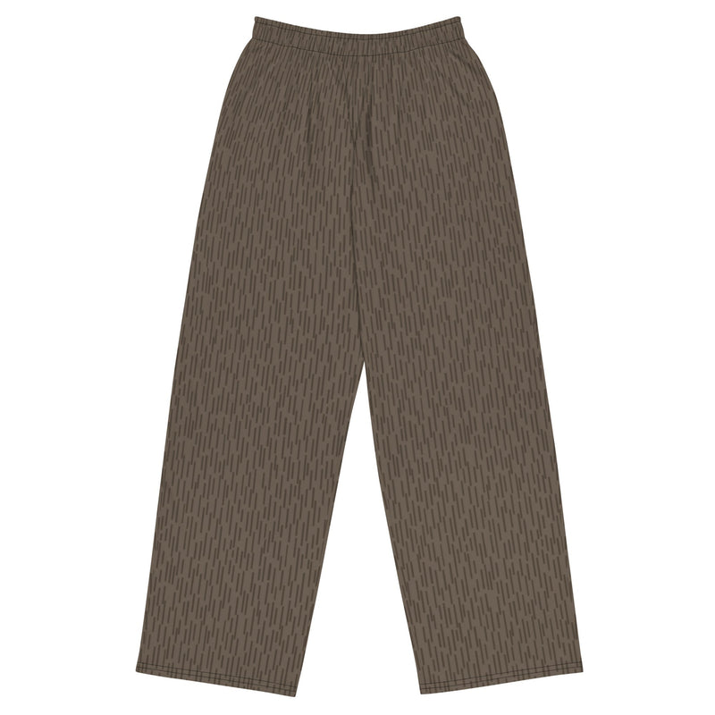 Strichtarn Brown CAMO Unisex Wide-Leg Leisure Pants - 2XS - Pant