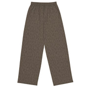 Strichtarn Brown CAMO Unisex Wide-Leg Leisure Pants - Pant