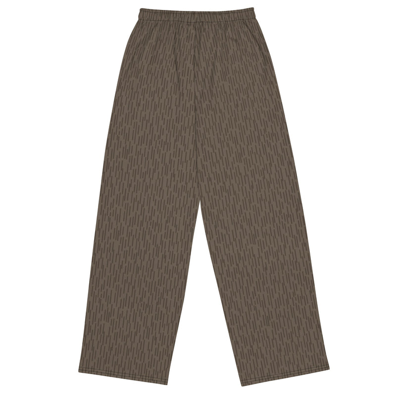 Strichtarn Brown CAMO Unisex Wide-Leg Leisure Pants - Pant