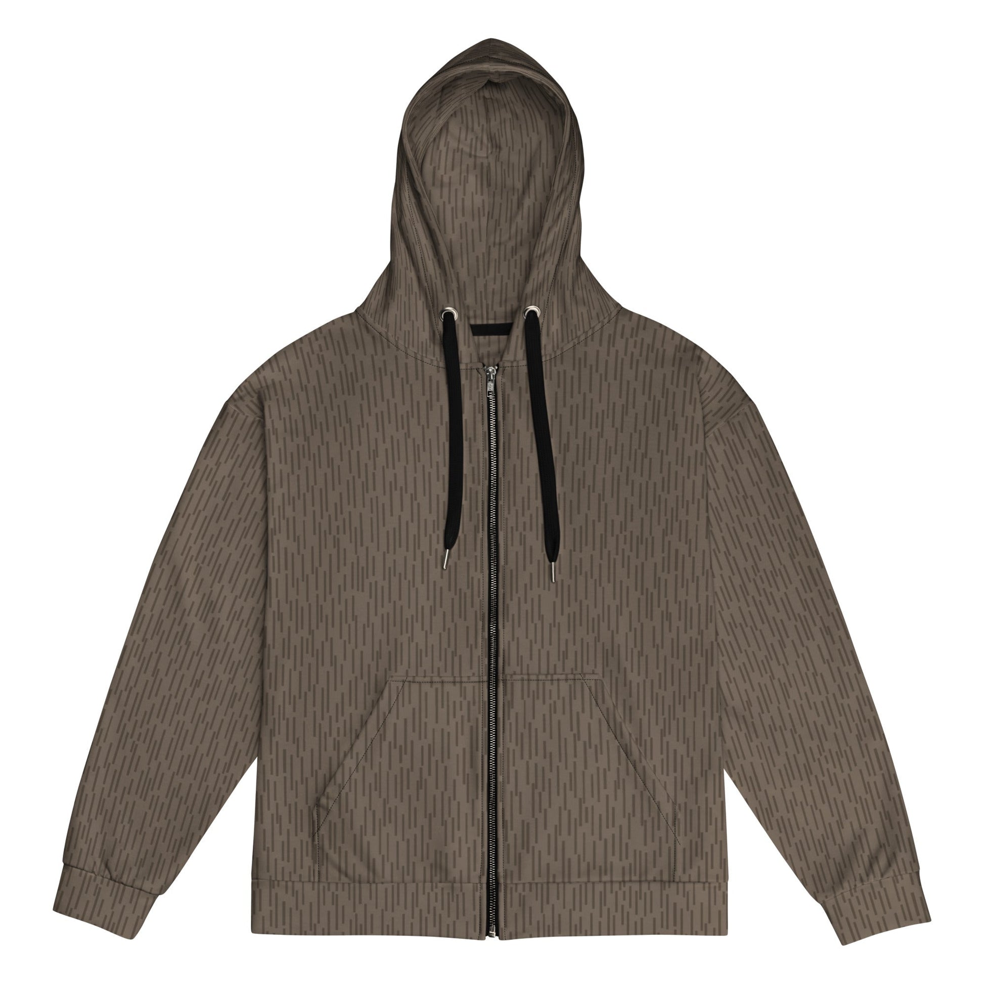 German Strichtarn Brown CAMO Unisex Zip Hoodie - 2XS