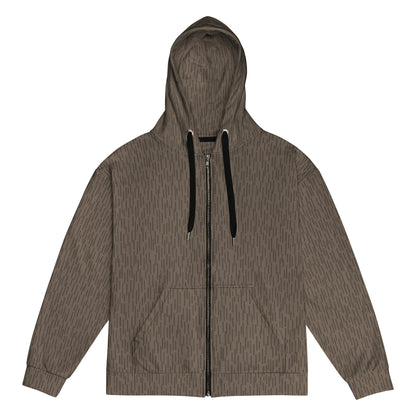 German Strichtarn Brown CAMO Unisex Zip Hoodie - 2XS